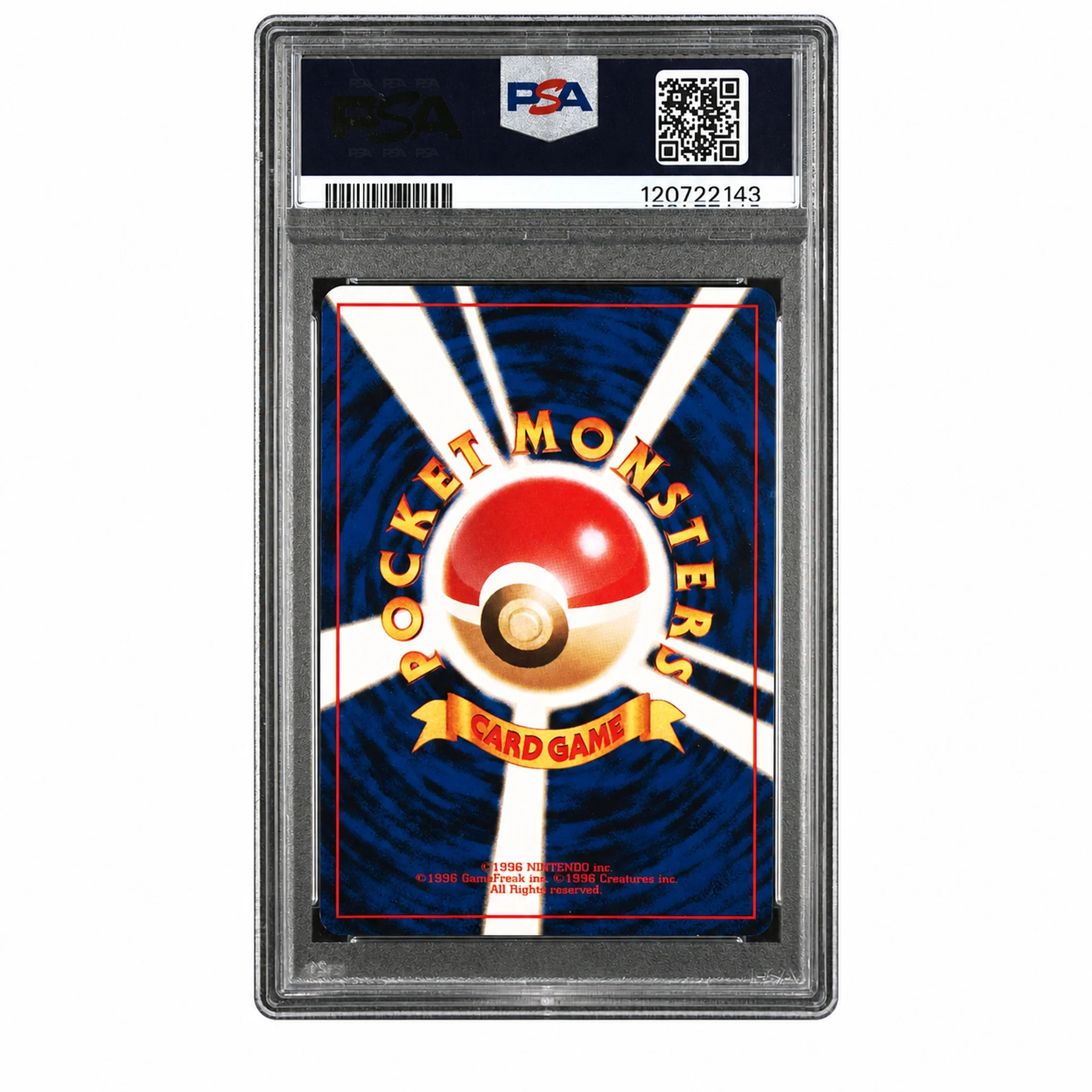 1996 Pokemon Base Set Japanese Pluspower PSA 8 - Image 2