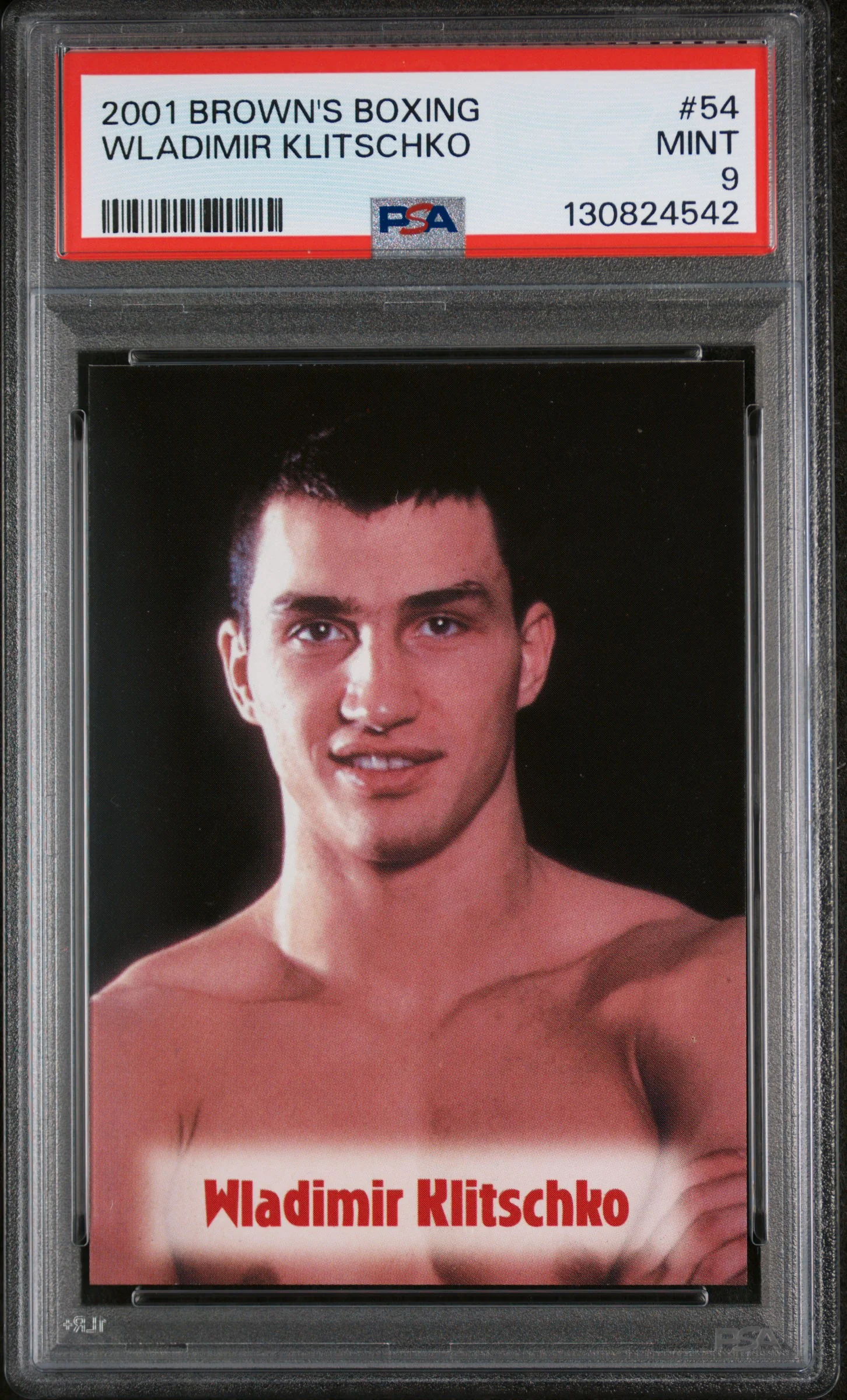 2001 Brown's Boxing Wladimir Klitschko #54 PSA 9