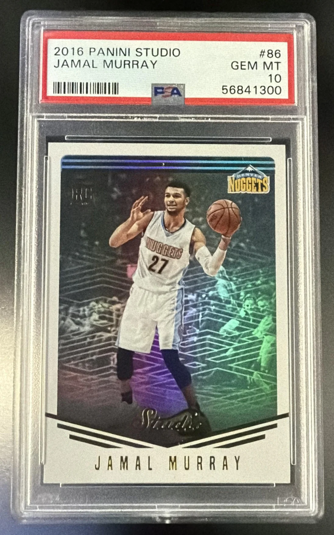 2016 Panini Studio Jamal Murray #86 PSA 10