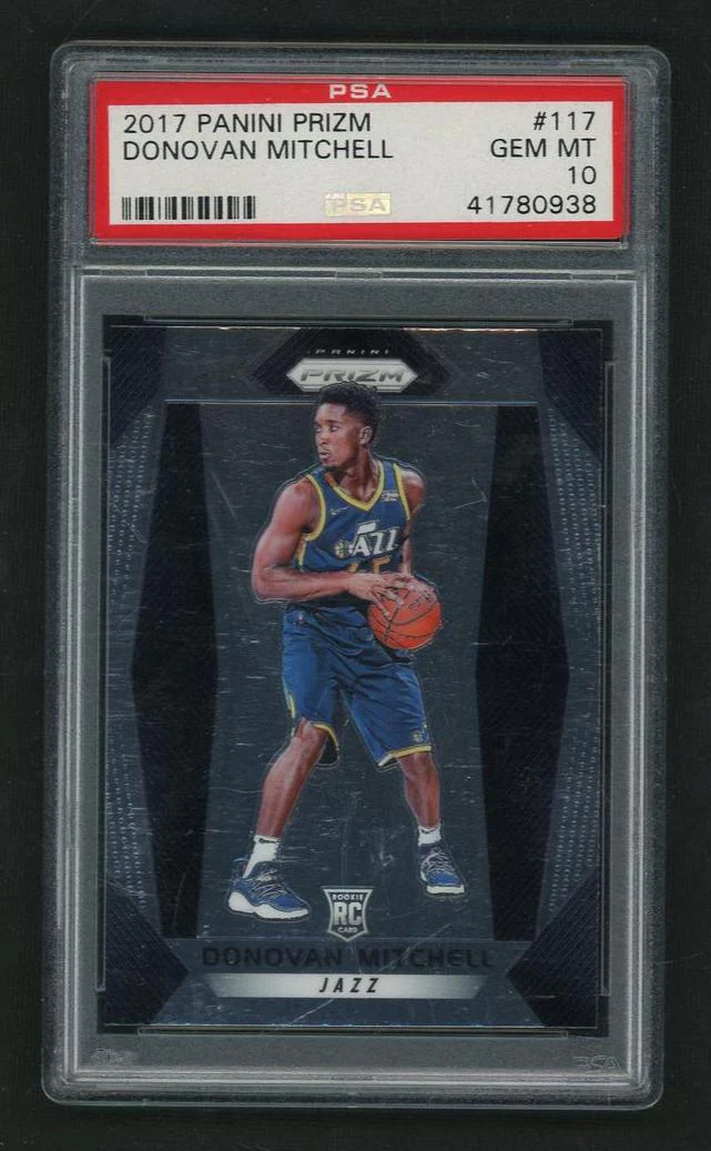 2017 Panini Prizm Donovan Mitchell #117 PSA 10