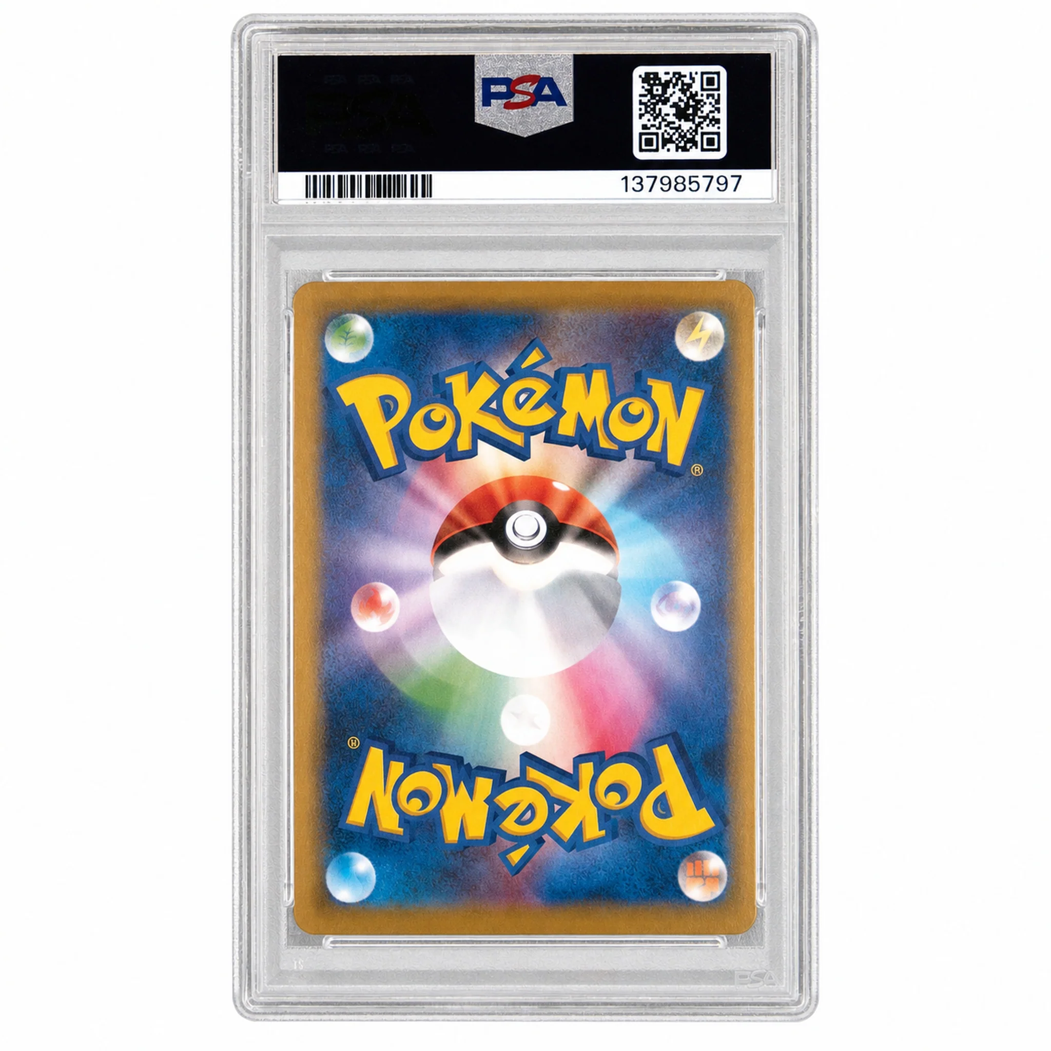 2019 Pokemon Sun and Moon Miracle Twin Japanese Psyduck/Slowpoke Gx #11 PSA 10 - Image 2