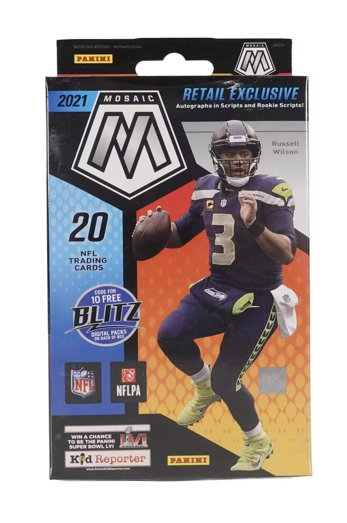 2021 Panini Mosaic Football Hanger Box - Image 3