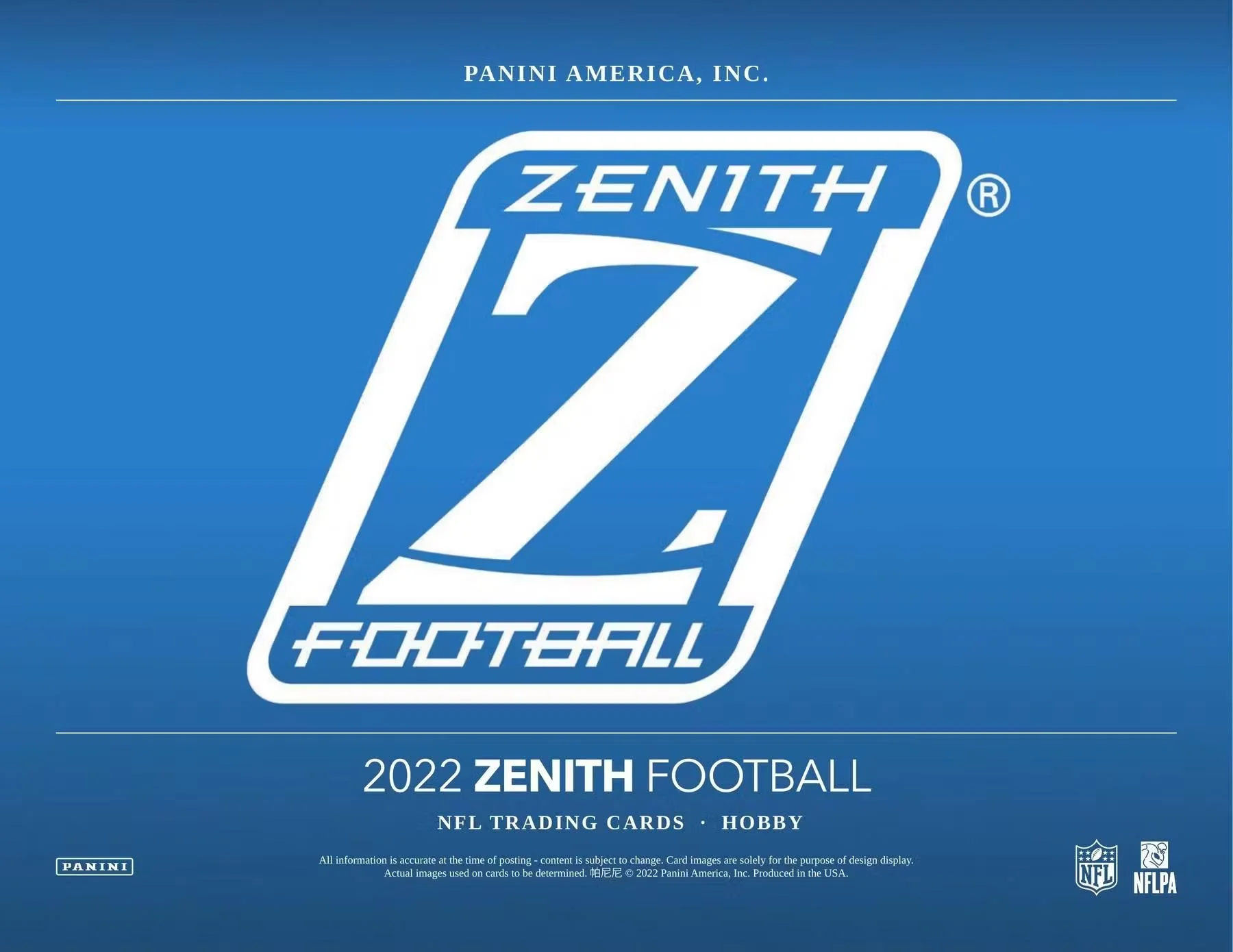 2022 Panini Zenith Football Hobby Box - Image 29