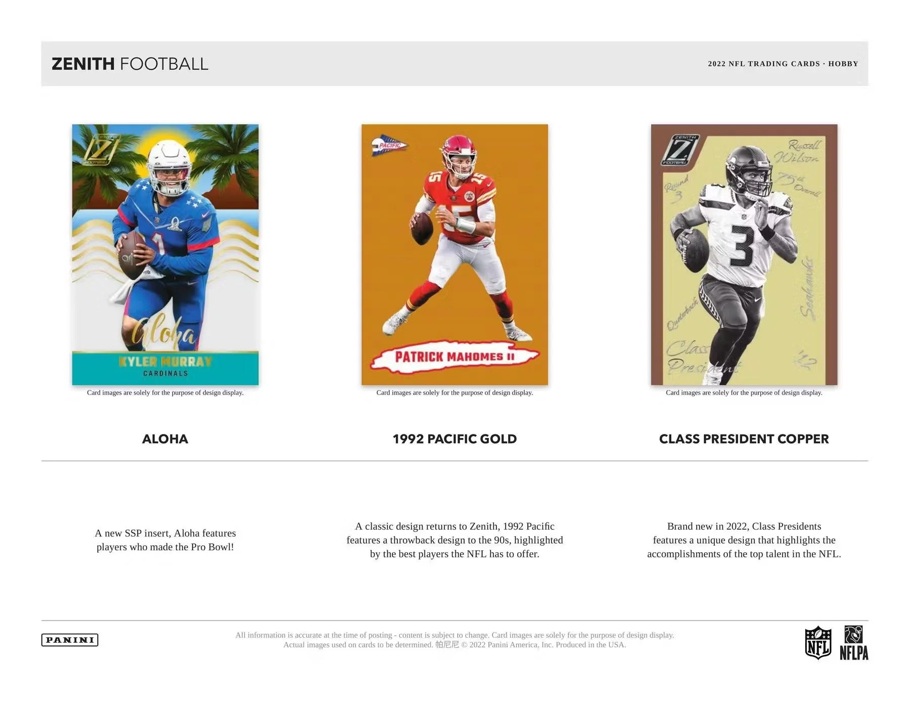 2022 Panini Zenith Football Hobby Box - Image 3