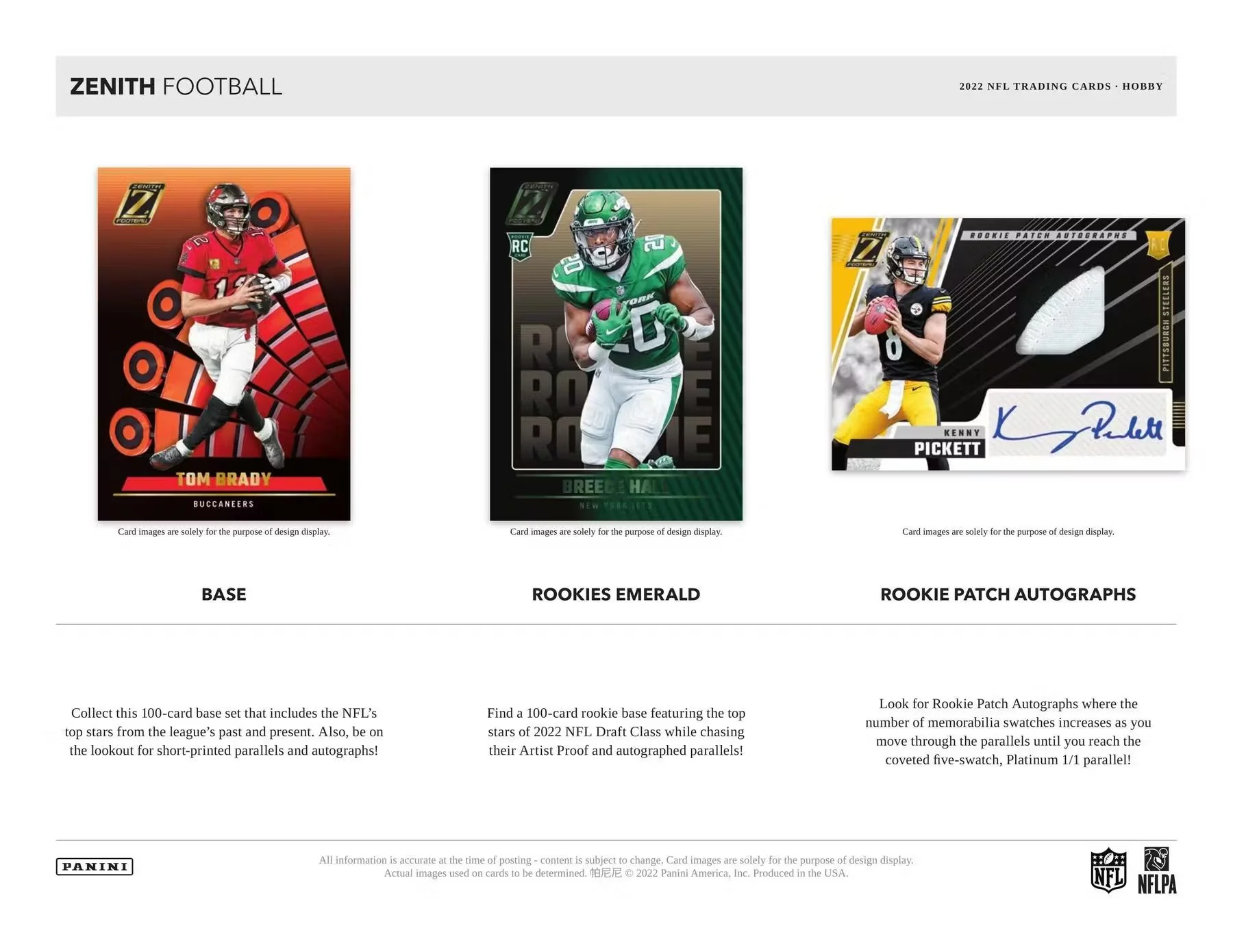 2022 Panini Zenith Football Hobby Box - Image 7