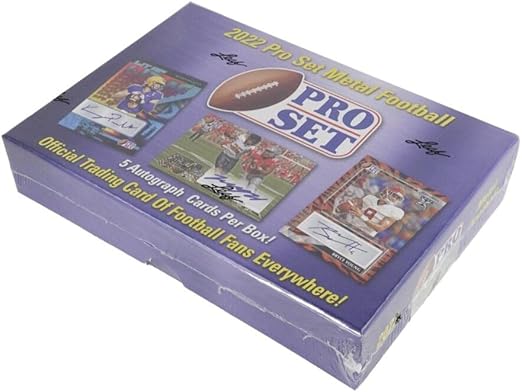 2022 Pro Set Metal Football Hobby Box - Image 2