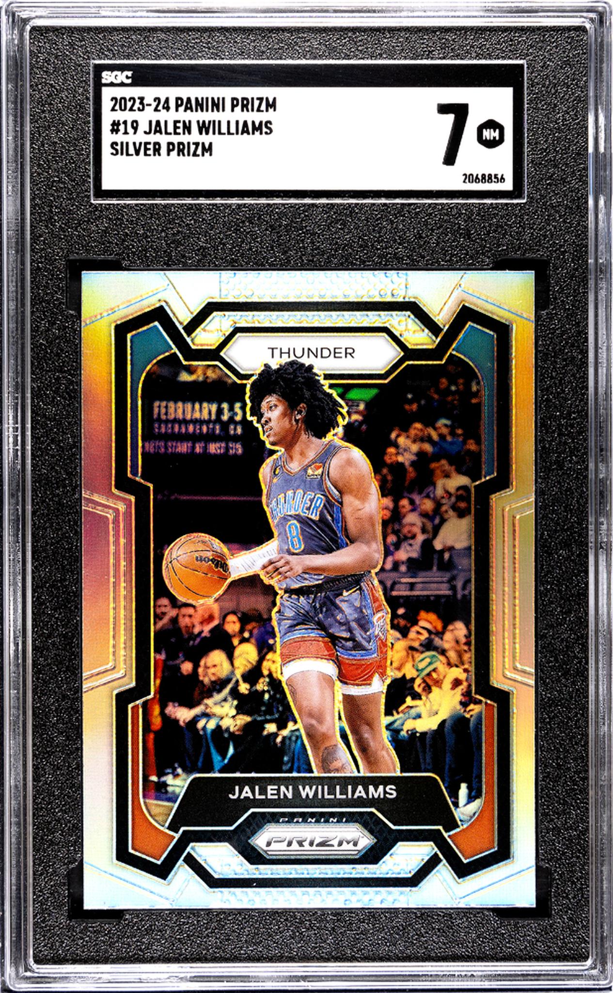 2023-24 Panini Prizm Silver Jalen Williams #19 SGC 7