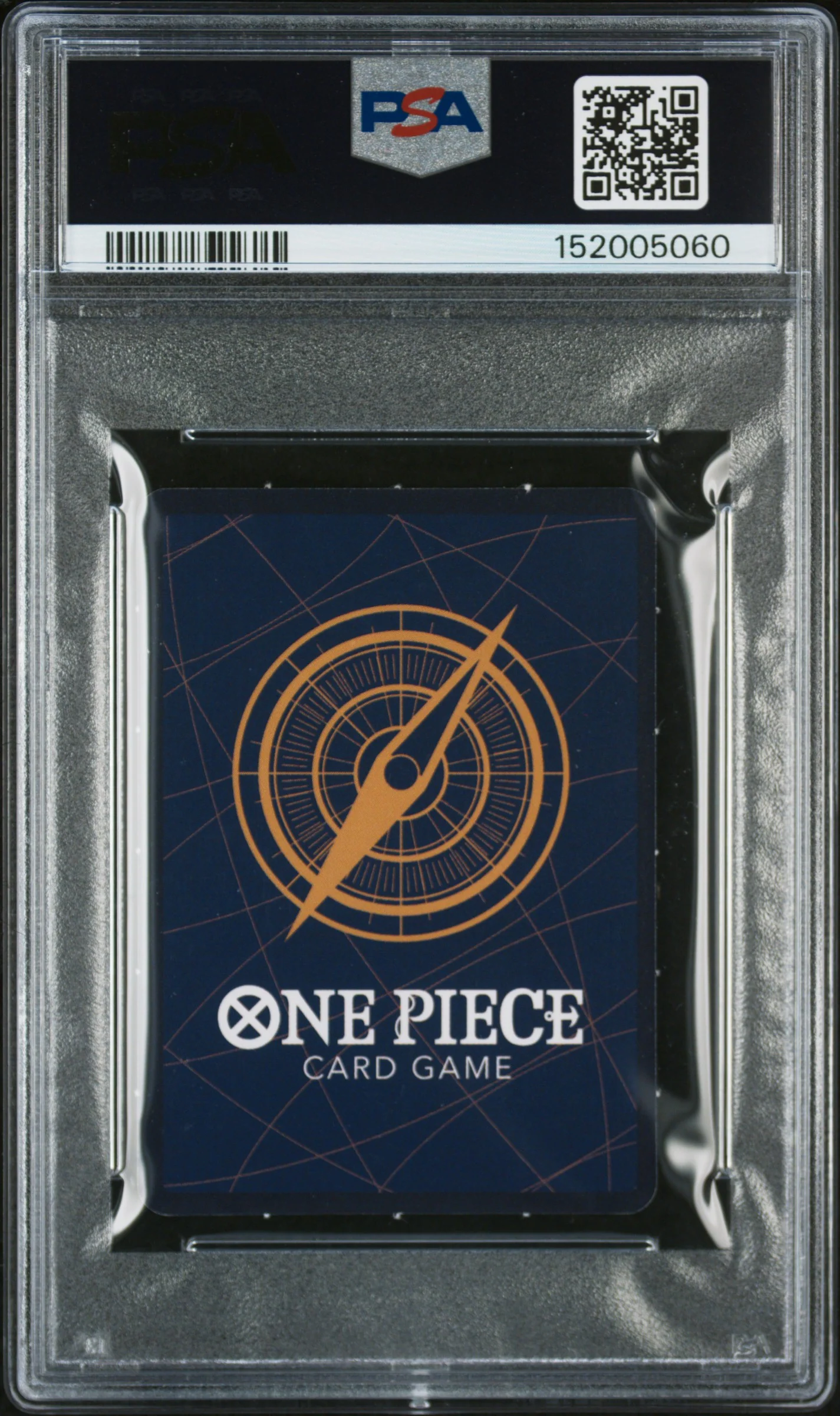2023 One Piece Saikyo Jump Mini Promo Japanese Perforated May Holo Portgas D. Ace #13 PSA 9 - Image 2