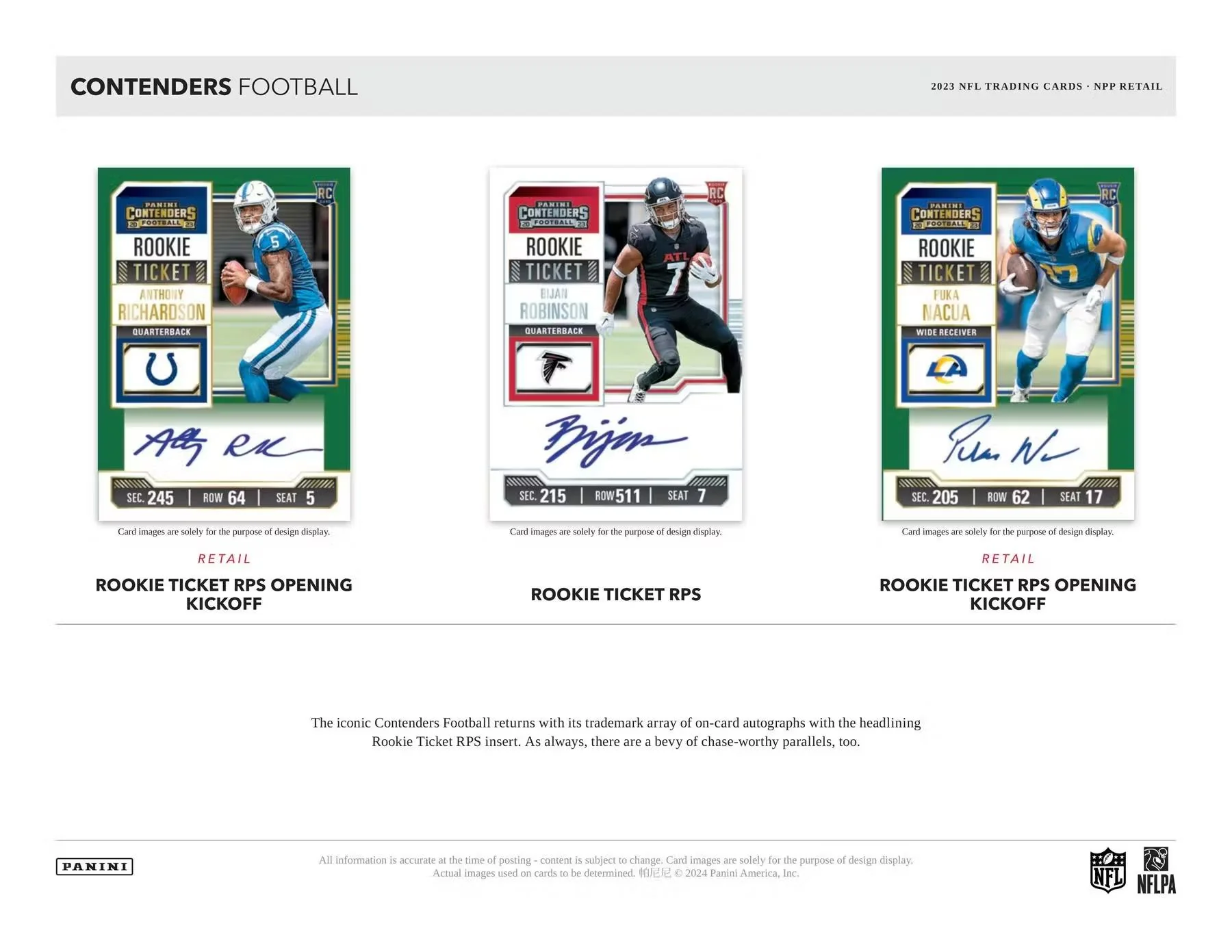 2023 Panini Contenders Football Blaster Box - Image 10