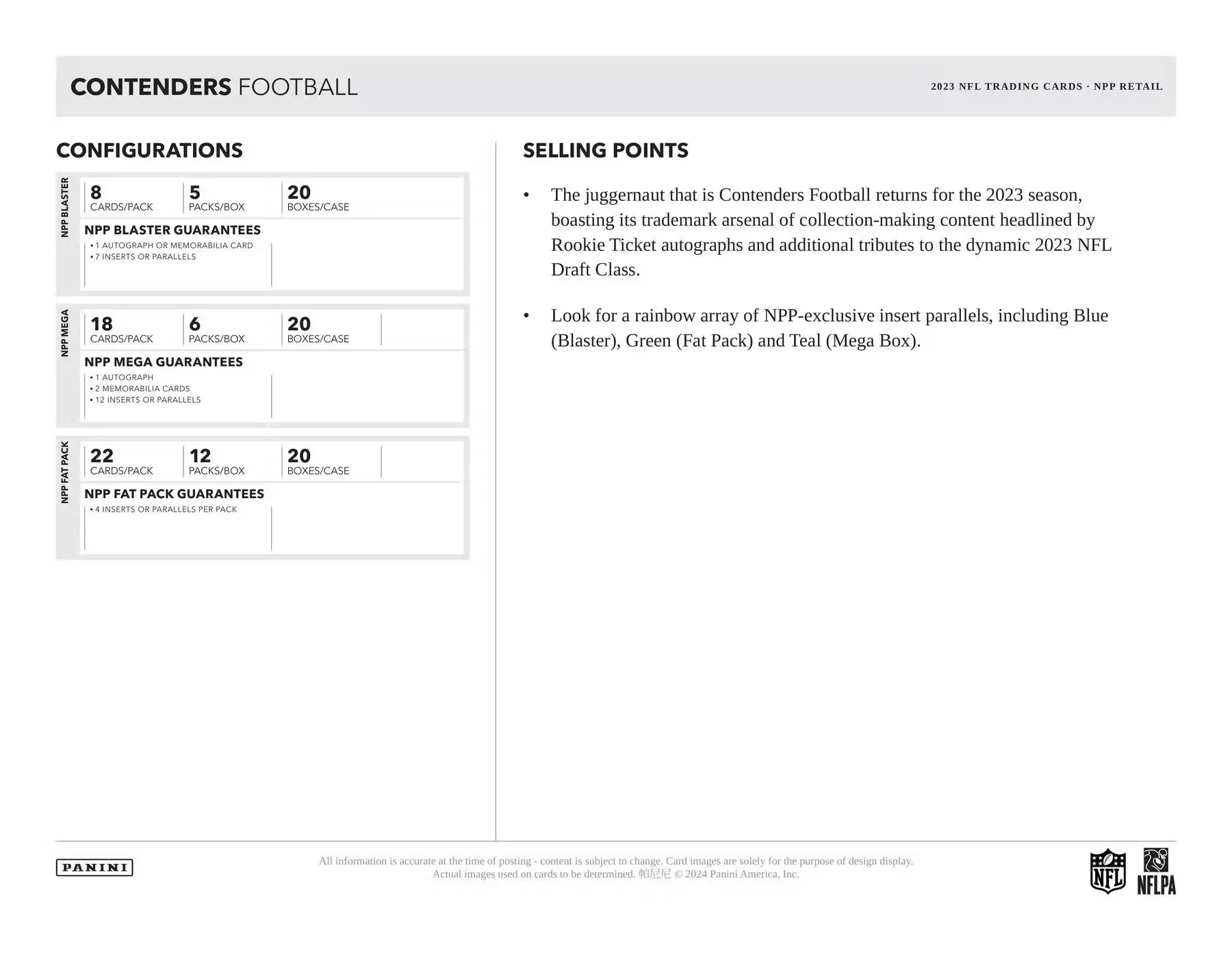 2023 Panini Contenders Football Blaster Box - Image 11