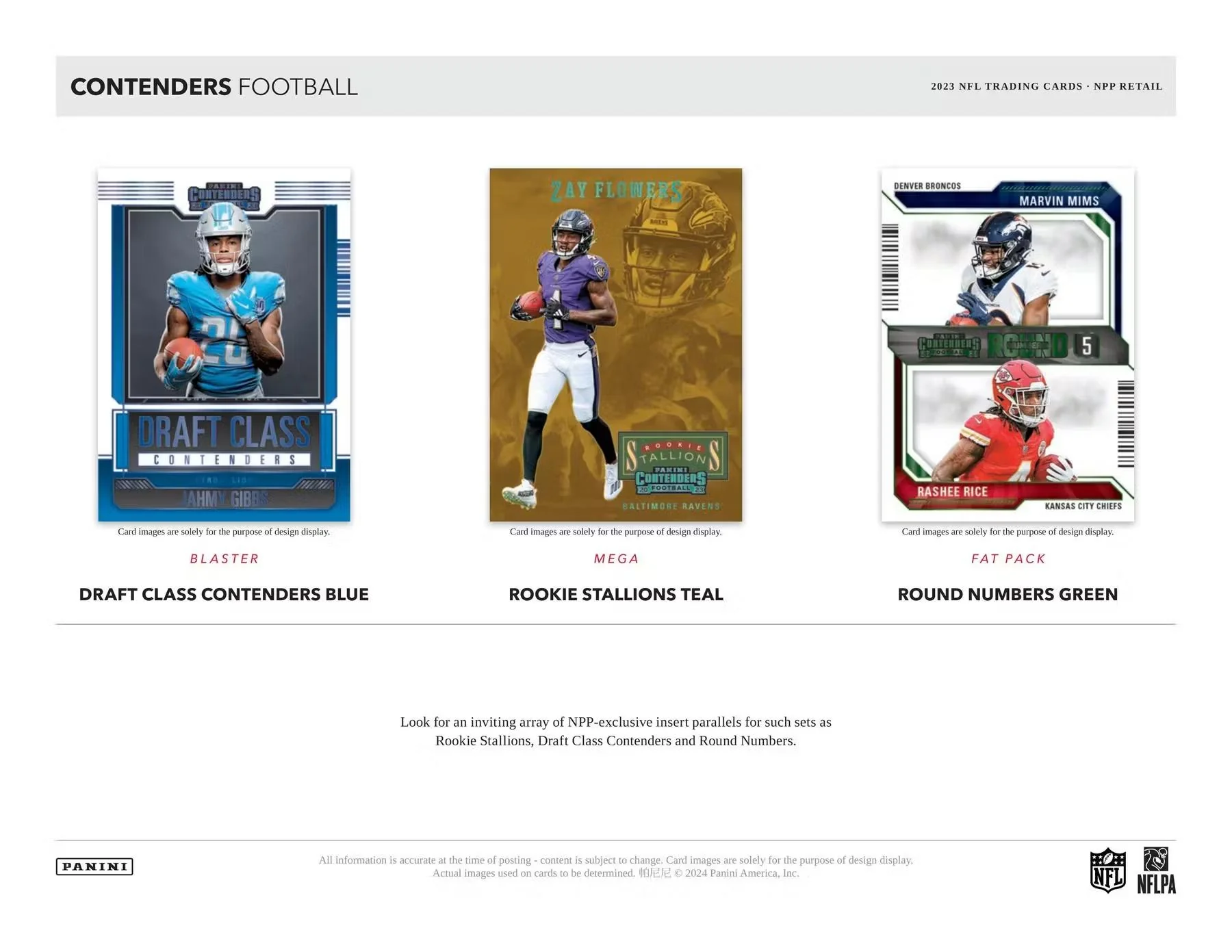 2023 Panini Contenders Football Blaster Box - Image 5