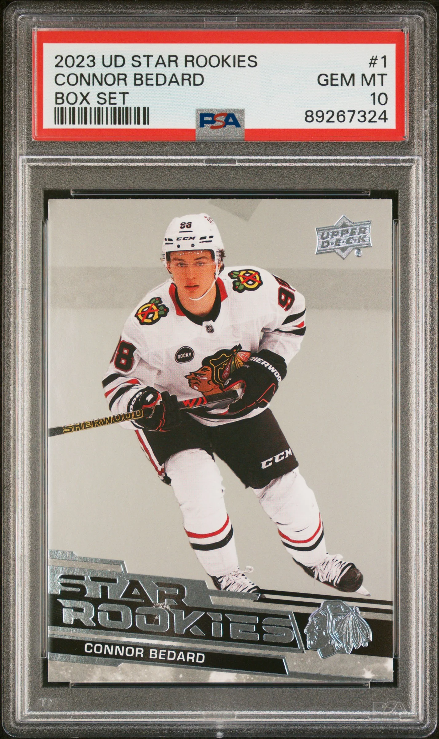 2023 Upper Deck Star Rookies Connor Bedard #1 PSA 10