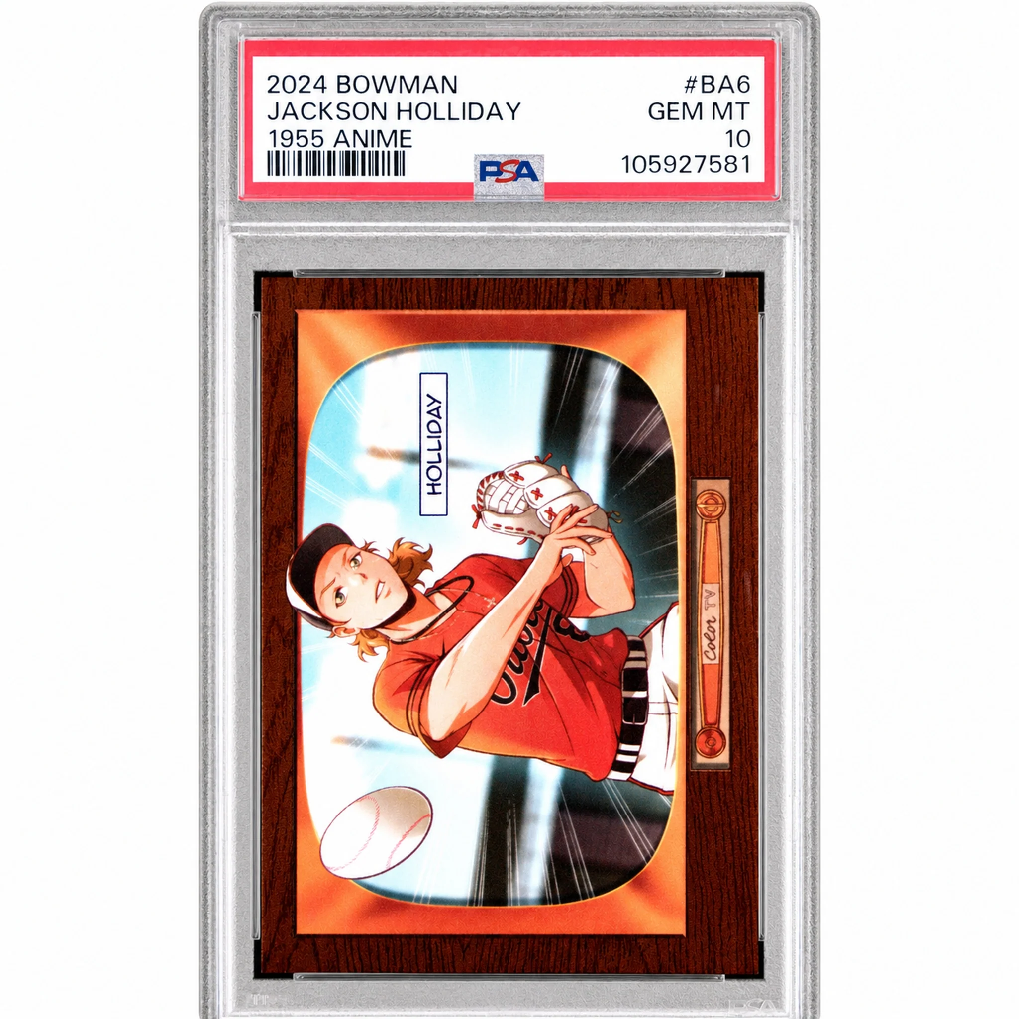 2024 Bowman 1955 Anime Jackson Holliday #BA-6 PSA 10