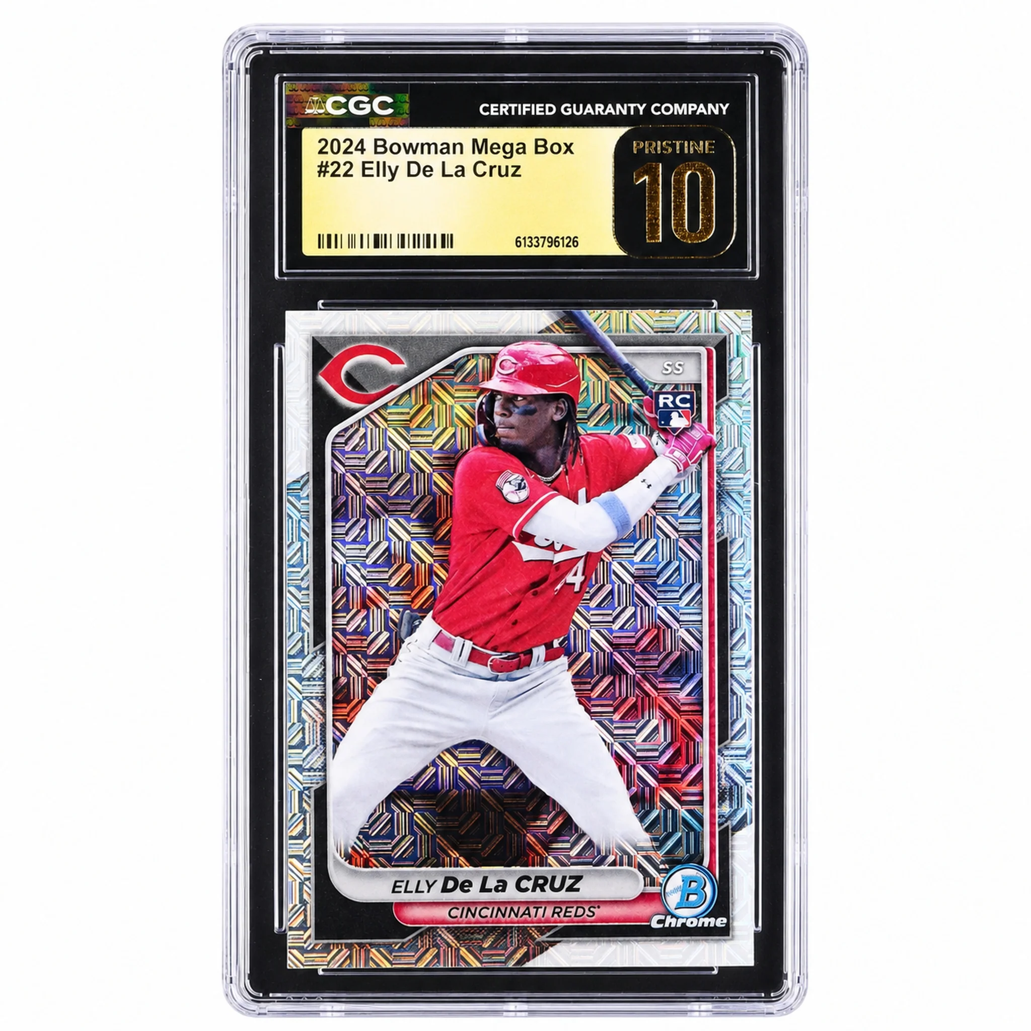 2024 Bowman Chrome #22 Elly De La Cruz Bowman Mega Box CGC 10