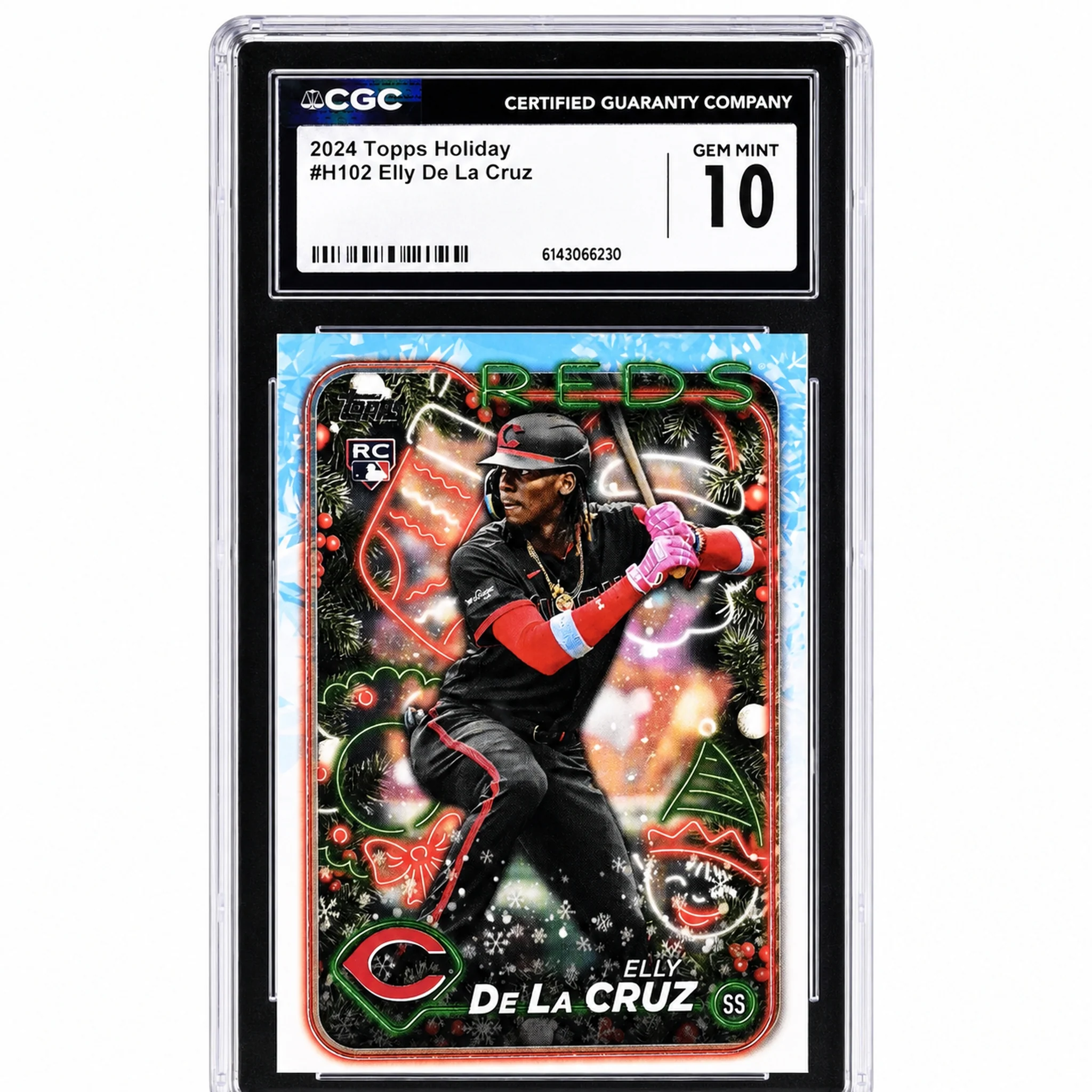 2024 Topps Holiday #H102 Elly De La Cruz CGC 10