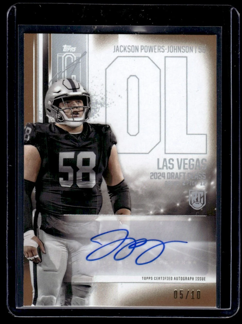 2024 Topps Signature Draft Class Jackson Powers-Johnson Auto Variation /10