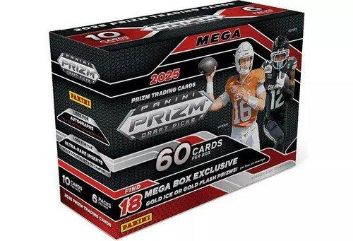2025 Panini Prizm Draft Picks Collegiate Football Mega Box