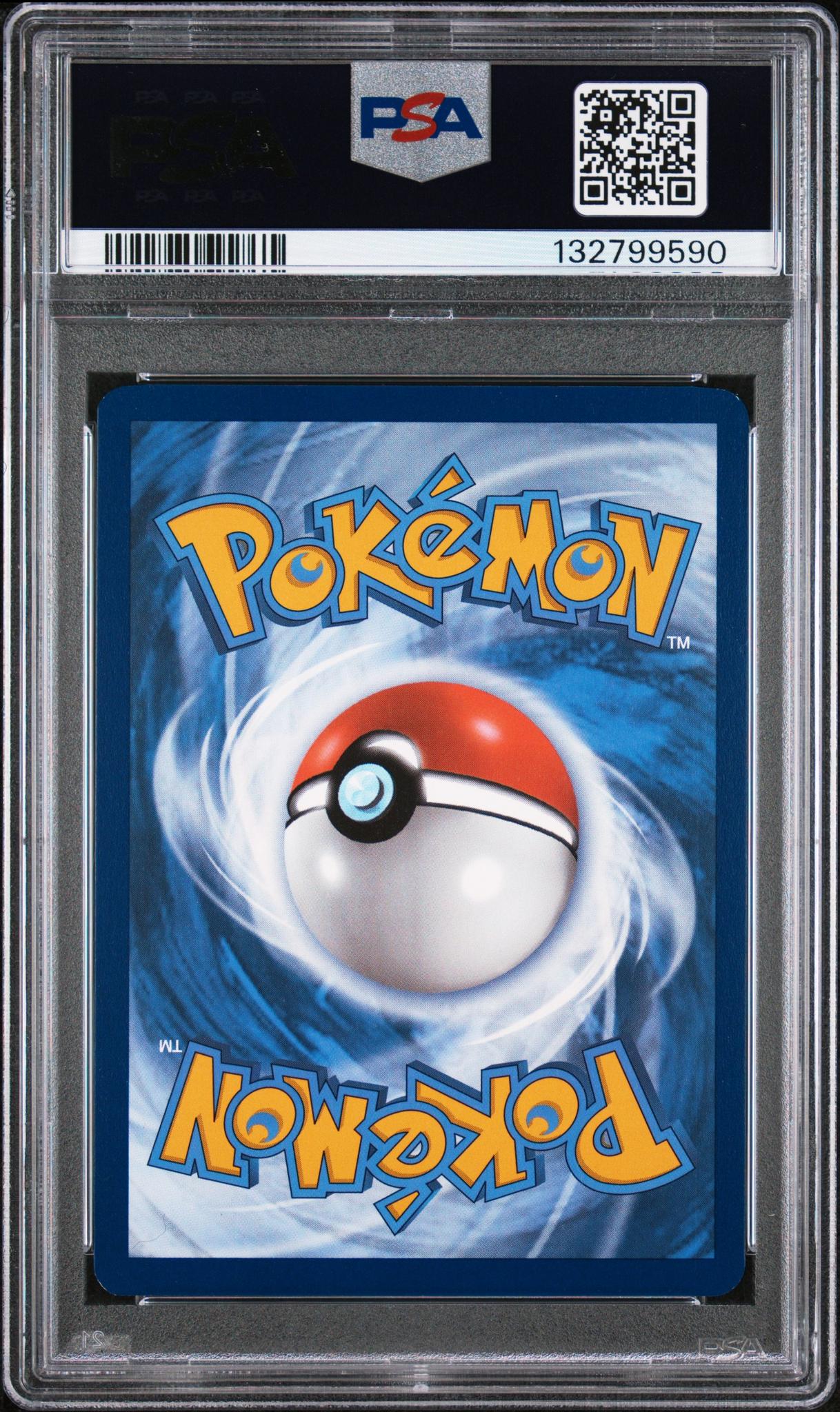 2025 Pokemon Scarlet and Violet Destined Rivals Pokemon Center Elite Trainer Box Team Rocket's Wobbuffet #203 PSA 8 - Image 2