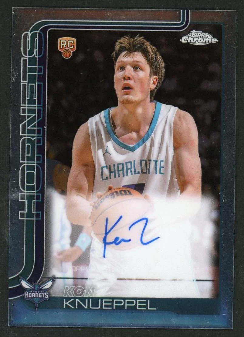 2025 Topps Chrome Kon Knueppel Rookie Autograph