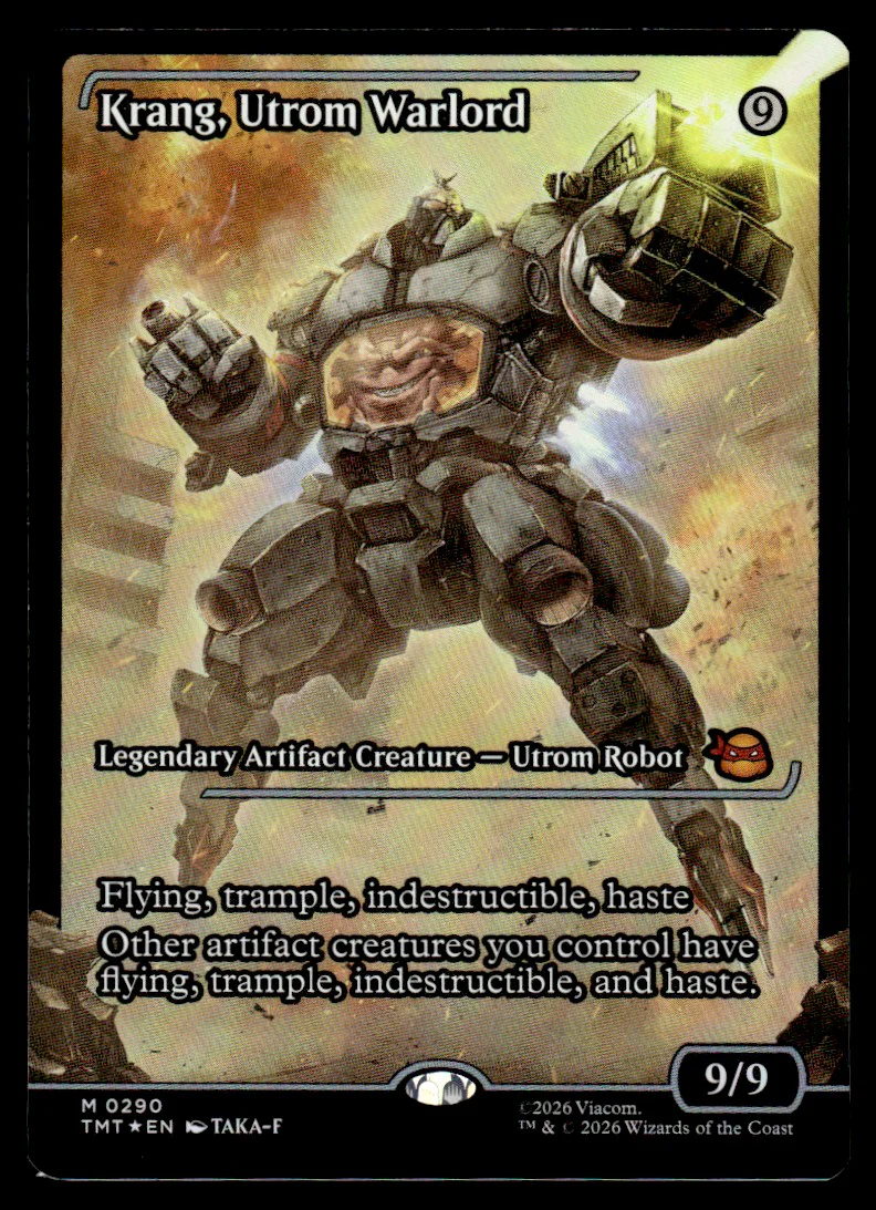 2026 Wizards of the Coast Magic: The Gathering M0290 Krang Utrom Warlord 9/9