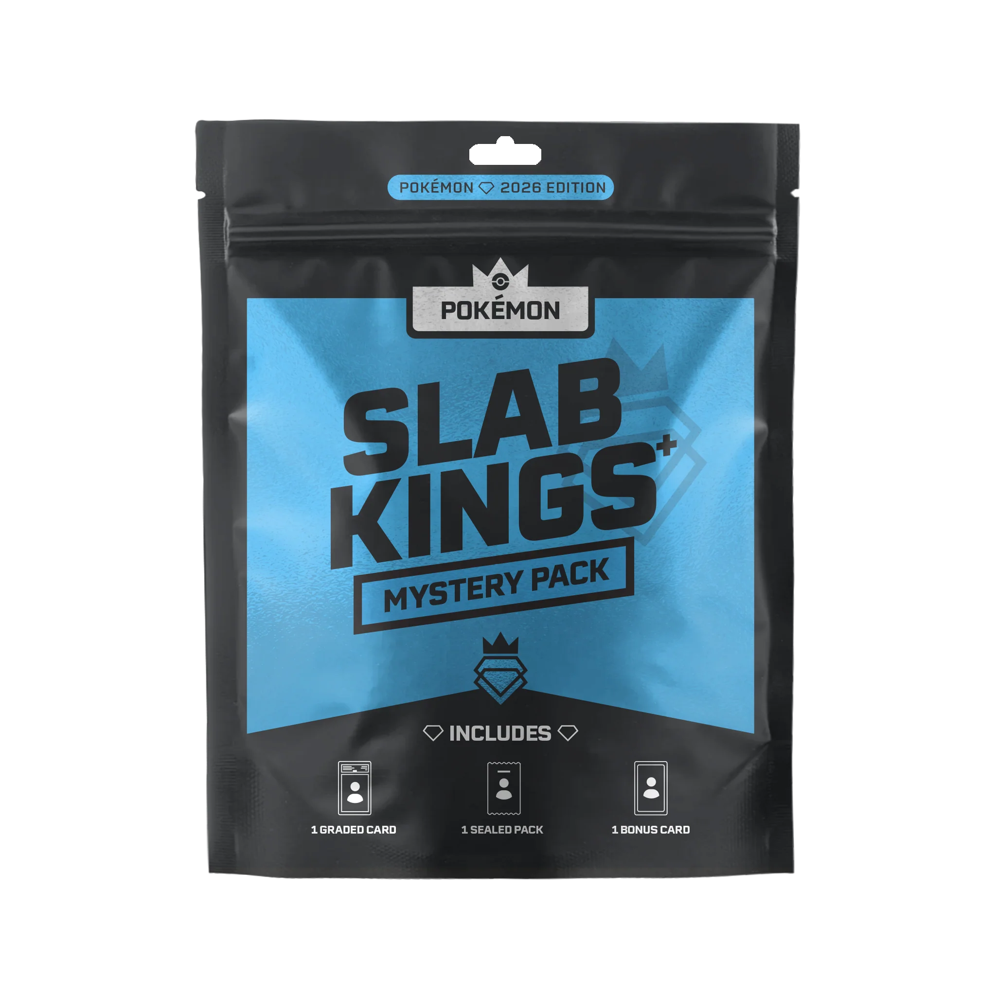 Slab Kings Plus - Pokemon Mystery Pack Graded Slab + Sealed Pokemon Pack + Holo Bonus Card - Image 3