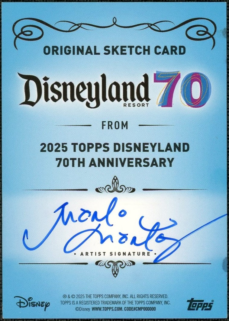 Topps 2025 Disneyland 70th The Tropical Hideaway Sketch - Image 2