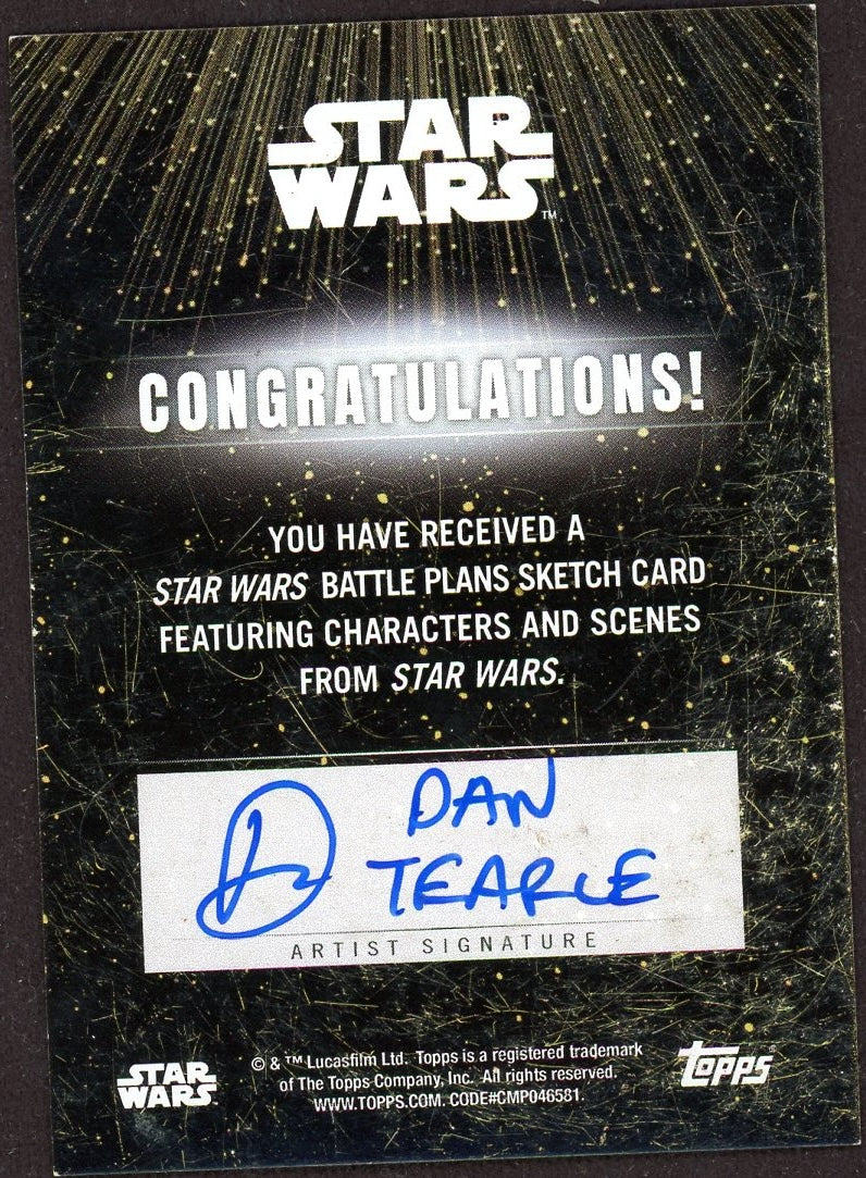 Topps Star Wars Battle Plans Auto - Image 2